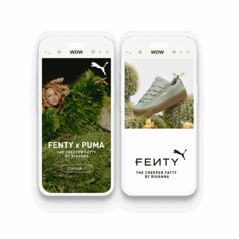 Landing Fenty x Puma by Rihanna