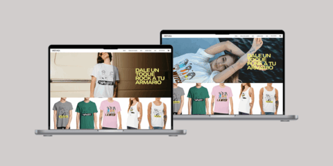 E-commerce street and music wear